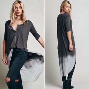 Free People LA Livin Fallen Heart High-Low Tunic